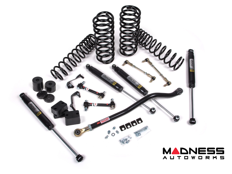 Jeep Wrangler JL Lift Kit - JKS Manufacturing - J-Venture Suspension - w/ Fox 2.0 Adv Series Shocks - 4xe - `21-`25